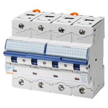 [PTG163.01075] GEWISS GW93348, Întrerupător siguranță automată compactă de înaltă performanță, MTHP 160 - 4P, Curbă C 100A, 6 module