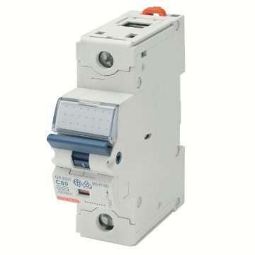 [PTG163.01080] GEWISS GW93358, Întrerupător siguranță automată compactă de înaltă performanță, MTHP 160 - 1P, Curbă D 100A, 1,5 module