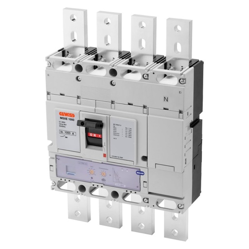 [PTG163.01226] GEWISS GWD9408, MSXE 1000, MCCB cu eliberare electronică, LSI, 50kA 4P 1000A 690V