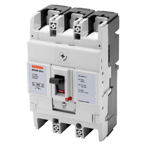 [PTG164.00004] GEWISS GWD9443, MSXM 250C, Separator cu întrerupător rotativ, 3P 250A 690V