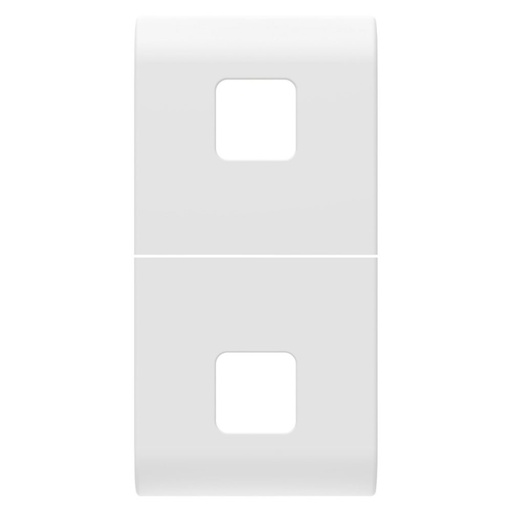 [PTG264.00903] GEWISS GW15553S, Replaceable Button Key for Axial Commands, to Be Completed with 2 Lens, 1 Module, Satin White, Chorusmart 