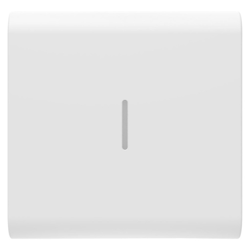 [PTG264.00906] GEWISS GW15556S, Replaceable Button Key for Axial Commands with Diffuser, 2 Modules, Satin White, Chorusmart