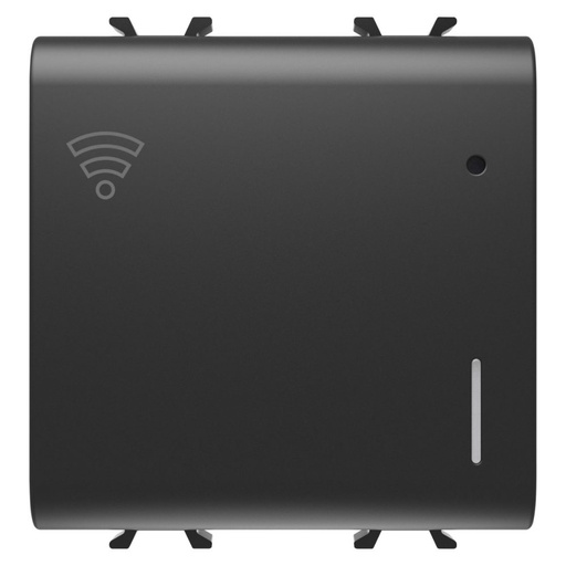 [PTG264.00915] GEWISS GW12840, Home Gateway, 100-240V AC 50/60Hz, 2 Modules, Satin Black, Chorusmart 