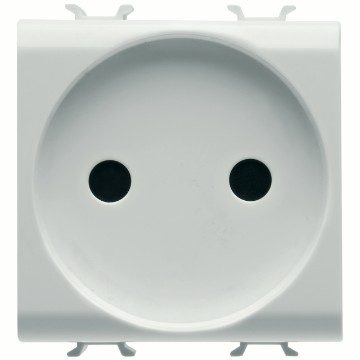[PTG229.00178] GEWISS GW15246, Priză standard franceză 250V c.a., 2P 16A, 2 module, Alb satinat, Chorusmart