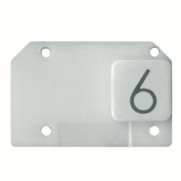 [PTG032.00024] GEWISS GW10536, Simbol pentru dispozitive de comandă iluminabile, Șase, Chorusmart