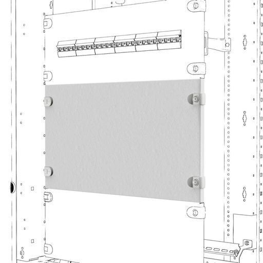 [PTG016.00167] GEWISS GWD3332, PANOU FRONTAL ORB, QDX, 850X600MM