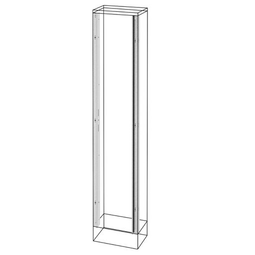 [PTG016.00285] GEWISS GWD3051, Pereche de montanți frontali, Pentru compartiment exterior, QDX 630 l, 1800mm