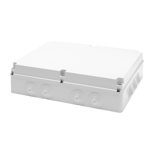 [PTG018.00012] GEWISS GW44011, Cutie de joncțiune cu capac simplu înșurubat, IP55, Dimensiuni interne 460x380x120, Pereți cu presetupe, Gri RAL 7035