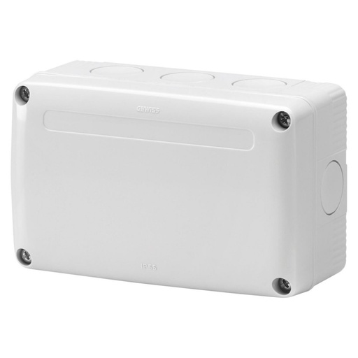 [PTG018.00176] GEWISS GW27402, Junction Box for Combined Assembly of Modular Containers, Grey Ral7035, IP55