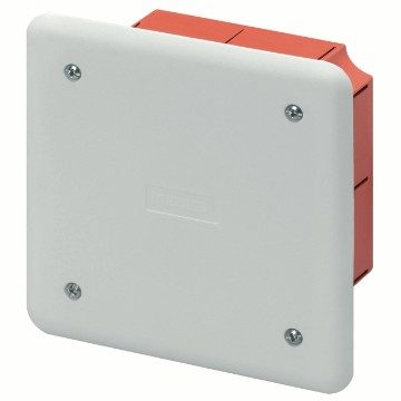 [PTG018.00207] GEWISS GW48001, Cutie de joncțiune și conexiune, Pentru pereți din cărămidă, Dimensiuni 92x92x45, Capac Alb RAL9016