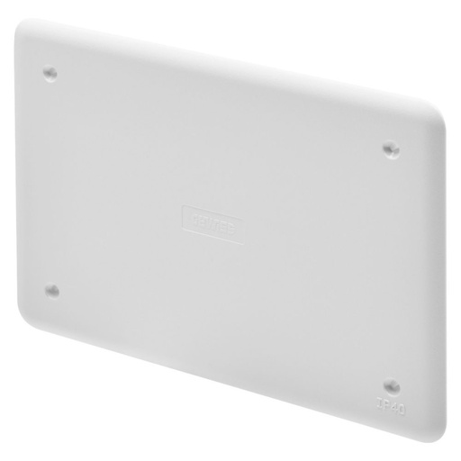 [PTG018.00233] GEWISS GW48014, Capac simplu rezistent la șocuri de înaltă rezistență, Pentru doze de perete PT/PT DIN și PT DIN Green, 118x96, IP40, Alb RAL9016