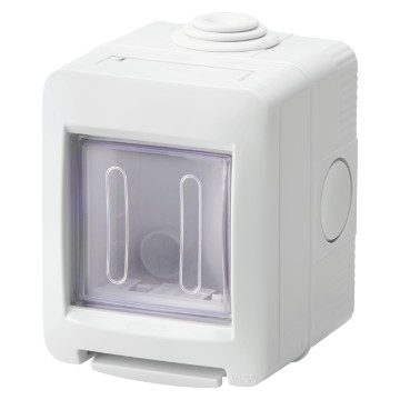 [PTG018.00287] GEWISS GW16512, Self Supporting Empty Container, Watertight IP55 2 Gang, Ral 7035 Grey, Chorusmart