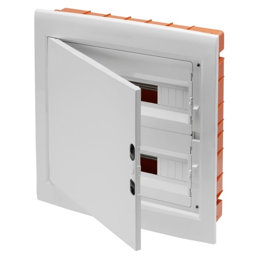 [PTG010.00064] GEWISS GW40889BS, Tablou de distribuție, Panou cu fereastră și cadru extractibil, Ușă simplă, Bloc de borne n (3x16)+(17x10) e (3x16)+(17x10), 36m (18x2) IP40