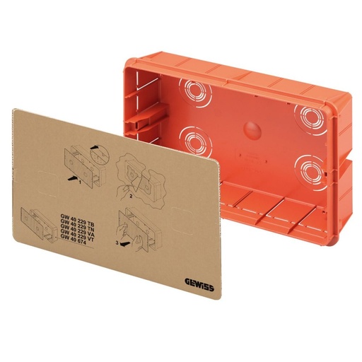 [PTG010.00073] GEWISS GW40674, Cutie de rezervă, Carcasă decorativă 12 module