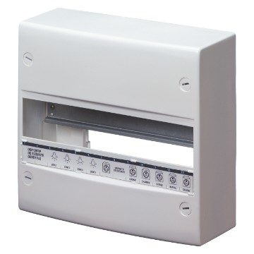 [PTG010.00200] GEWISS GW40501, Carcasă standard franceză, Montare pe suprafață, Fără ușă, Cu regletă de borne, 13 module, IP30 RAL9016