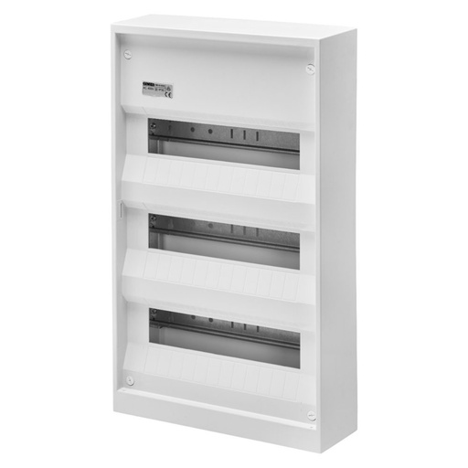 [PTG010.00216] GEWISS GW43023S, Carcasă de montare pe suprafață, Standard german, Cu regletă de borne, 36 (12x3) module, IP30