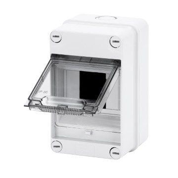 [PTG010.00228] GEWISS GW40001, Enclosure, Walls with Perforation Centres, Prearranged for Terminal Block, 4m IP55
