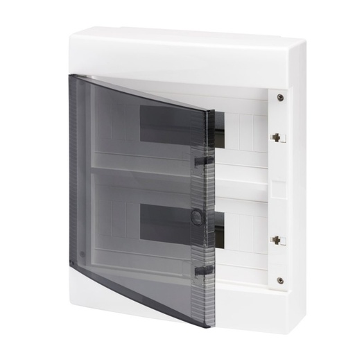 [PTG010.00245] GEWISS GW40047BD, Smooth Walls Decorative Encolosure, with Terminal Block N 2 X [(3x16)+(11x10)] E 2 X [(3x16)+(11x10)], (12x2) 24m IP40