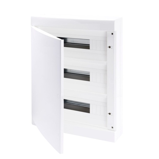 [PTG010.00266] GEWISS GW40071BD, Tablou electric, Cu bloc terminal n 2 x [(3x16)+(17x10)] e 2 x [(3x16)+(17x10)], Ușă simplă, (18x3) 54m IP40