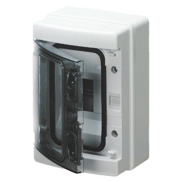 [PTG010.00270] GEWISS GW40101, Tablou electric aparent, Pre-aranjat pentru blocul de borne, 4m IP65