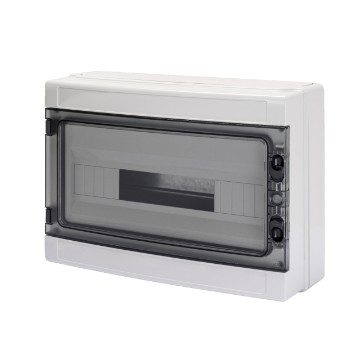 [PTG010.00279] GEWISS GW40106BS, Tablou electric aparent, Cu reglete de borne n (3x16)+(17x10) e (3x16)+(17x10), 18m IP65