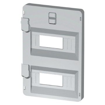 [PTG010.00302] GEWISS GW44855, Panou frontal cu geam, 32 module, 396x474, Carcasă Gri RAL7035