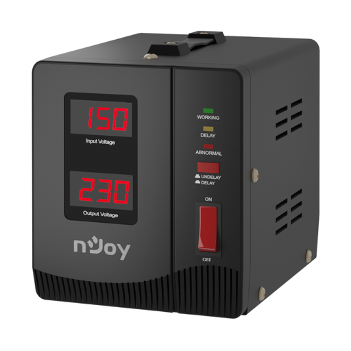 [PTG036.00004] AVR NJOY Alvis 1000 Monofazat, Cu relee (bazat pe microprocesor), 1000 VA / 600 W
