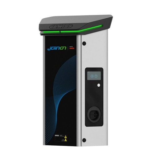 [PTG037.00078] EV CHARGING STATION, GEWISS GWJ2502T I-ON EVO WALLBOX , SOCKET T2S , CONTROLLED ACCESS IN M/S , WiFi + LAN , 7,4KW+7,4KW , RFID , DC LEAKAGE + RCBO , MID