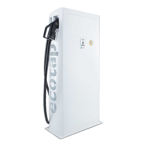 [PTG037.00254] Stație de încărcare EV Ecotap DC120 încărcare rapidă 80120108, Montare la sol, CCS2 250A , Cablu drept 8m, 120 kW