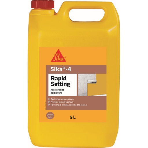 [PTG263.00016] Sika-4, Lichid de stopare a infiltratiilor la presiune scazuta a apei, 5 L