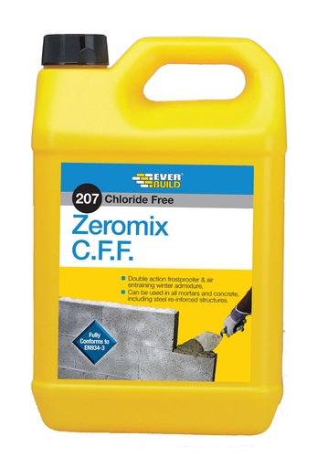 [PTG263.00127] EVERBUILD 207 Zeromix C.F.F., Double Action Frostproofer and Air Entraining Admixture