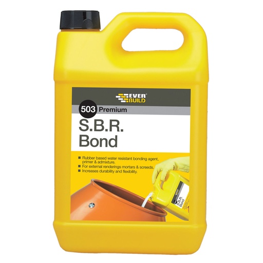 [PTG263.00138] EVERBUILD 503 Premium SBR Bond, Latex-Based Water Resistant Bonding Agent, Primer, and Admixture