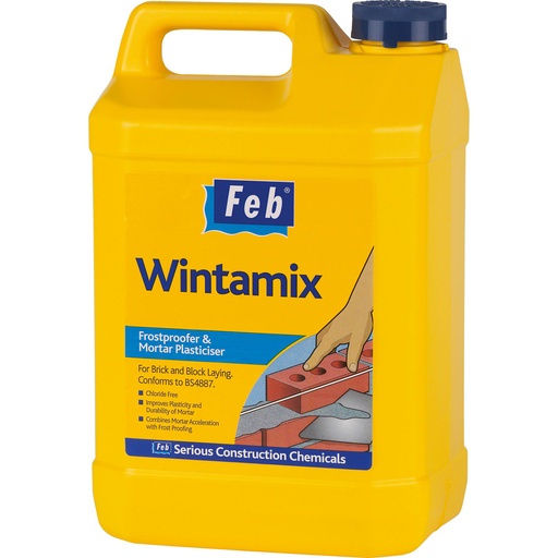 [PTG263.00148] Feb Wintamix, Frostproofer and Mortar Plasticiser, 5 L 