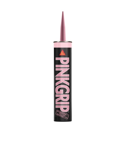 [PTG254.00012] Sika Pinkgrip, Direct Bond Gap Filling Adhesive, Interior, Pink, 350 mL