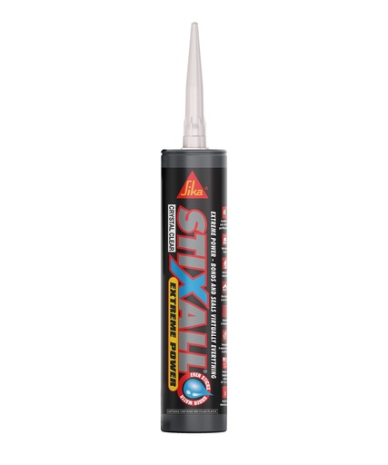 [PTG254.00020] Sika Stixall Crystal Clear, All-Purpose Building Adhesive & Sealant, Interior & Exterior, Crystal Clear
