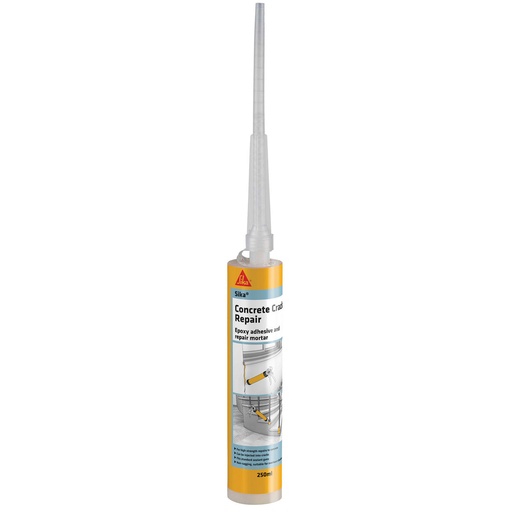 [PTG254.00032] Sika Concrete Crack Fix, Tube-Mix Adhesive for Concrete Repairs, Interior & Exterior, Grey, 250 mL
