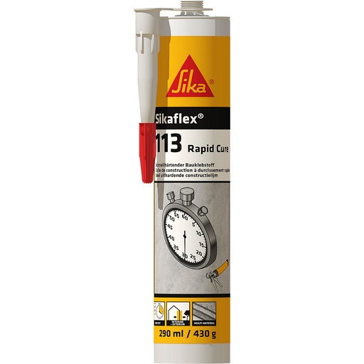 [PTG254.00053] Sikaflex-113 Rapid Cure, Fast Curing Construction Adhesive, Interior & Exterior, 290 mL