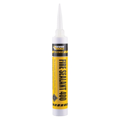 [PTG254.00172] EVERBUILD Tecnic Fire Sealant 400, Fire & Acoustic Low Modulus Sealant, Interior, 380 mL