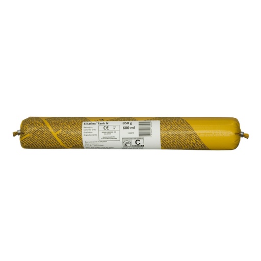 [PTG254.00256] Sikaflex Tank N, Etansant elastic pentru rosturi expuse chimic, Exterior, Gri beton, 600 ml