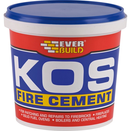 [PTG254.00319] EVERBUILD KOS FIRE CEMENT, Fire Cement Heat Resistant up to 1250°C, Interior, Black