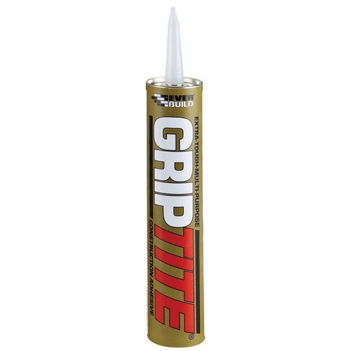 [PTG254.00357] EVERBUILD GRIPTITE, Extra Tough High Grab Construction Adhesive, Interior, Buff