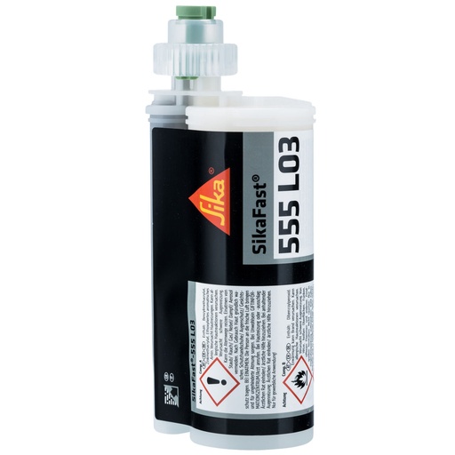 [PTG254.00602] SikaFast-555 L05, Rapid 2-Part Structural Bonding Adhesive, Interior & Exterior, Grey