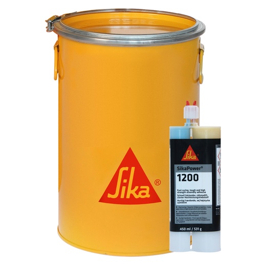 [PTG254.00661] SikaPower-1200, Fast Curing High Strength Assembly Adhesive, Interior & Exterior, Green