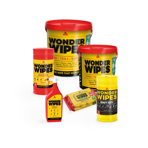 [PTG256.00002] Sika Wonder Wipes, Servetele de curatare pentru suprafete multiple, pentru meseriasi, Interior si exterior, Alb