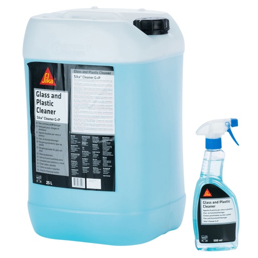 [PTG256.00013] Sika Cleaner G+P, Glass & Plastic Surface Cleaner (Water-Based), Interior, Clear