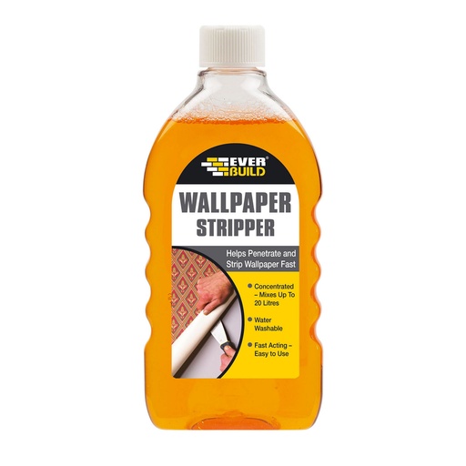 [PTG256.00017] EVERBUILD Wallpaper Stripper, Concentrated Wallpaper Stripper, Interior, Clear, 500 mL