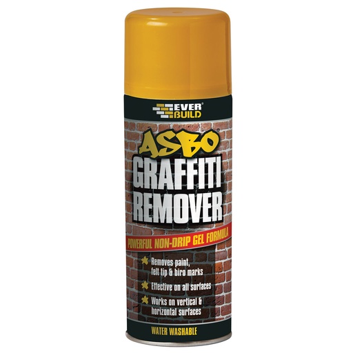 [PTG256.00033] EVERBUILD ASBO, Non-Drip Gel for Graffiti Removal, Exterior, Clear, 400 mL