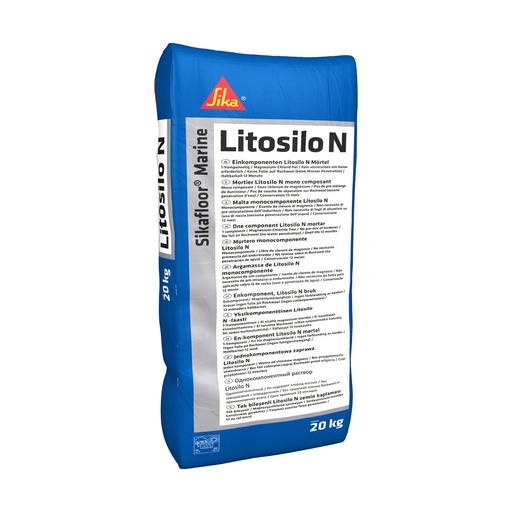[PTG041.00019] Sikafloor Marine Litosilo N, Pardoseala flotanta pentru punti navale A60, Interior, Gri, 20 kg