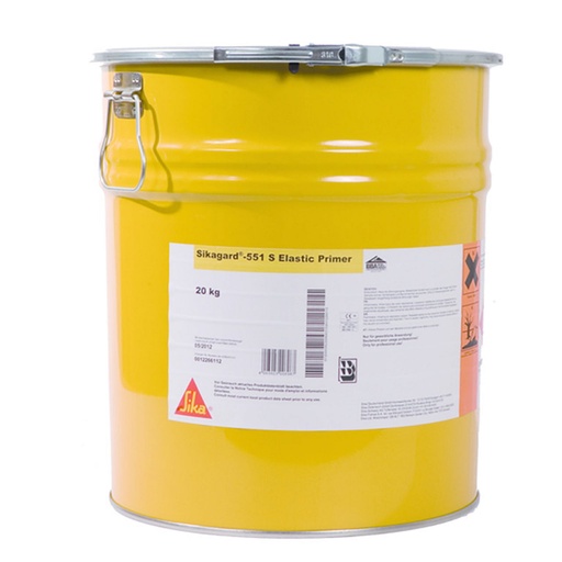 [PTG276.00086] Sikagard-551 S Elastic Primer, Solvented Primer for Dense/Porous Concrete Surfaces, Exterior, Slightly Yellowish