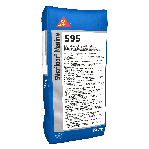 [PTG259.00117] Sikafloor Marine-595, Rezina autonivelanta decorativa cu efect izolant, Exterior, 13.2 Kg